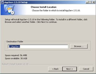 Cara Install AppServ 2.5.10