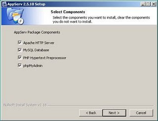 Cara Install AppServ 2.5.10