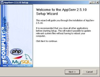 Cara Install AppServ 2.5.10
