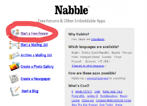 Cara membuat forum di blog