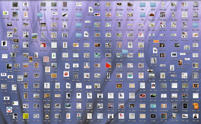 overcrowded desktop